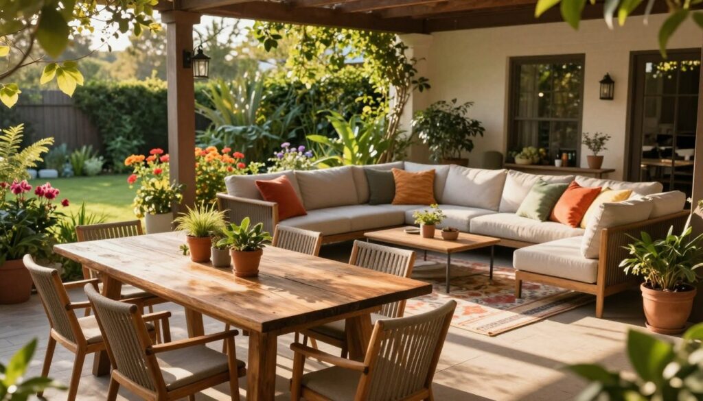 outdoor living space