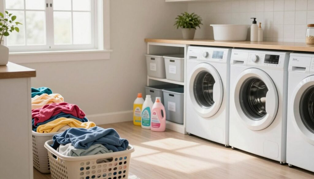 how to organize laundry room