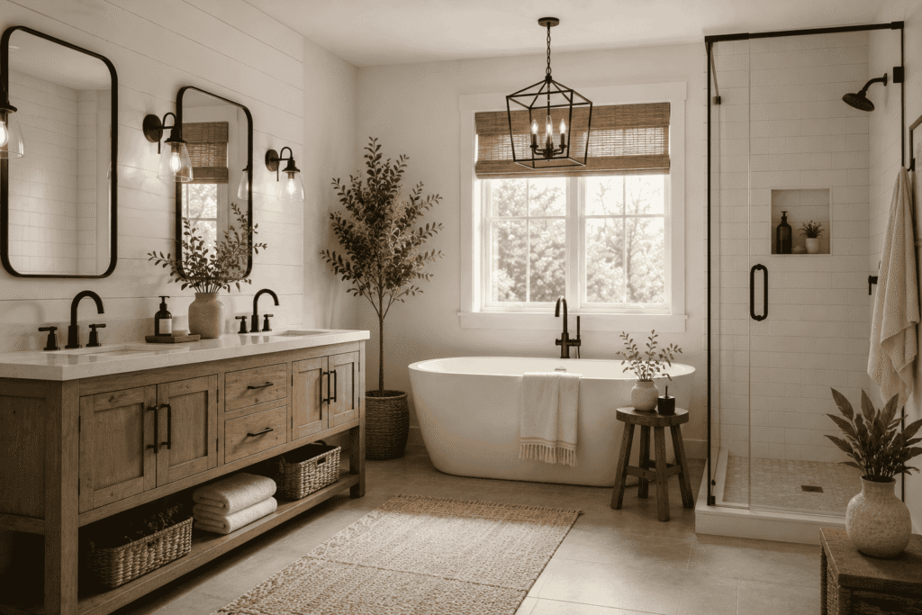 Modern Farmhouse Bathroom