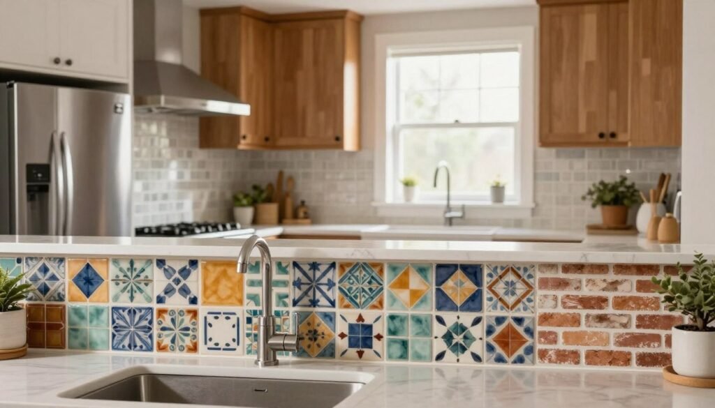 Affordable kitchen backsplash options