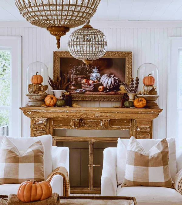 Deep, moody tones are leading this year's autumn home decor trends.
